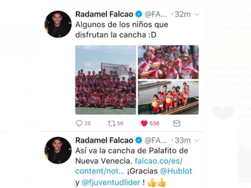  Gracias a tí Falcao! 